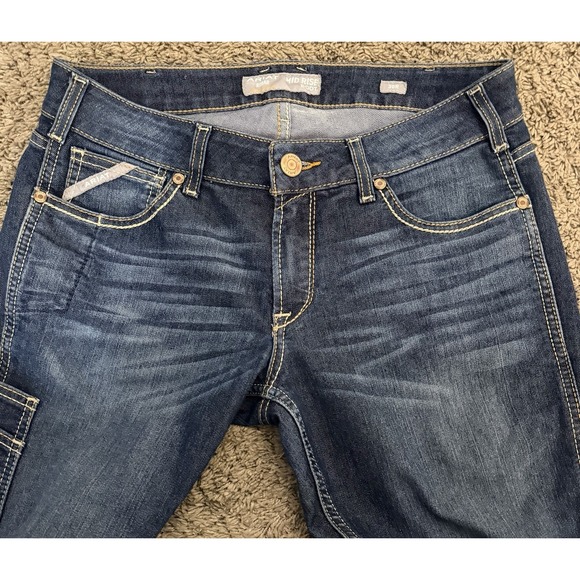 Ariat Rebar Mid Rise Riveter Boot Jeans Western Durastretch Work Women 30R NWOT - Picture 4 of 5